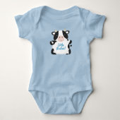 Koe Baby shower Boerderij Romper (Voorkant)