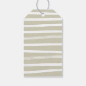 Koe Baby shower Cactus Cadeaulabel (Achterkant)