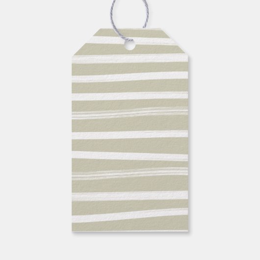 Koe Baby shower Cactus Cadeaulabel (Achterkant)