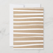 Koe Baby shower Floral Kaart (Achterkant)