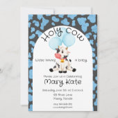 Koe Baby shower Kaart (Voorkant)