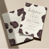 Koe Baby shower Kaart