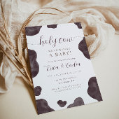 Koe Baby shower Kaart