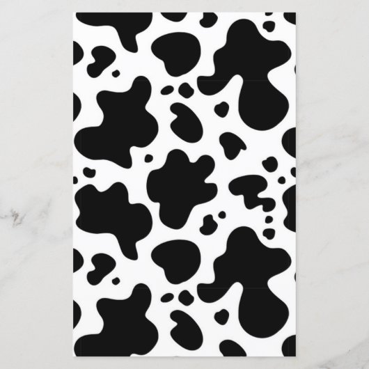 Koe Baby shower Word Search Game (Achterkant)