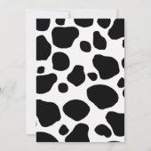 Koe Babyschoenen afdrukken Kaart (Achterkant)