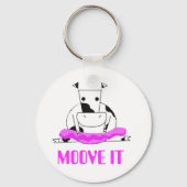 Koe Ballerina Sleutelhanger (Voorkant)