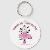 Koe Ballerina Sleutelhanger (Voorkant)