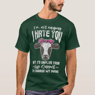 Koe Bandana Cattle Heifer Farmer Koe Lover T-shirt