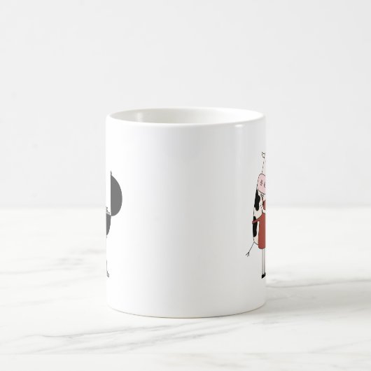 Koe Barbeque Tshirts en geschenken Koffiemok (Center)