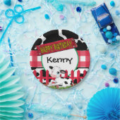 Koe, Barnyard Birthday Party Papieren Bordje (Feest)