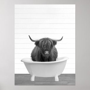 Koe Bathtub Home Decor Bathroom Poster