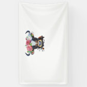 Koe bekroond met bloemen Classic T-Shirt Spandoek (Verticaal)
