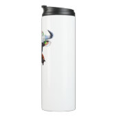 Koe bekroond met bloemen Classic T-Shirt Thermosbeker (Geroteerd rechts)