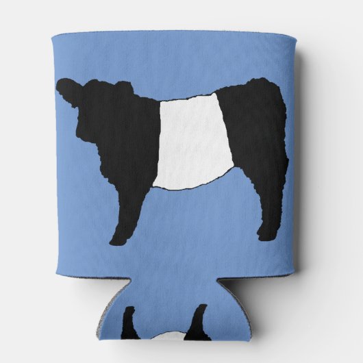 Koe Beltie Steer C Rare Cool Belted Galloway Cattl Blikjeskoeler (Achterkant)