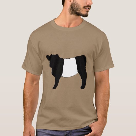 Koe Beltie Steer T-shirt (Voorkant)