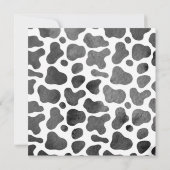 Koe bevestigen met uitnodiging voor pet en Stropda (Achterkant)