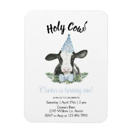 Koe bevestigen met uitnodiging voor pet en Stropda Magneet