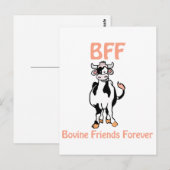 Koe BFF-Briefkaart Briefkaart (Voorkant / Achterkant)
