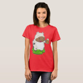 Koe bier mok t-shirt (Voorkant volledig)