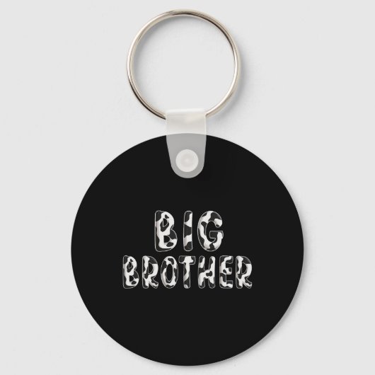 Koe Big Brother Birthday Family Matching Fathers D Sleutelhanger (Voorkant)