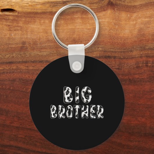 Koe Big Brother Birthday Family Matching Fathers D Sleutelhanger (Voorkant)