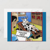 Koe bij behandeling 4 Mooo stoornis geeft T - shir Briefkaart (Voorkant / Achterkant)