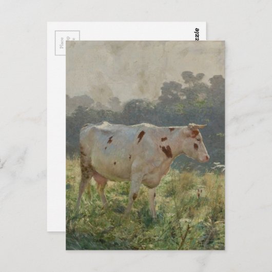 Koe bij Emile Claus Briefkaart (Voorkant / Achterkant)