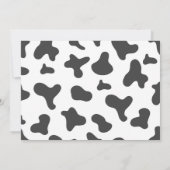 Koe Birthday Foto Dank je wel Bedankkaart (Achterkant)