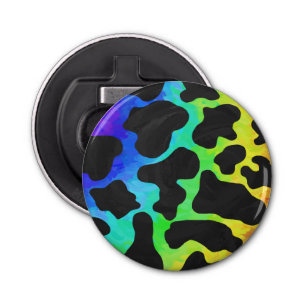 Koe Black en Rainbow Stuff Button Flesopener