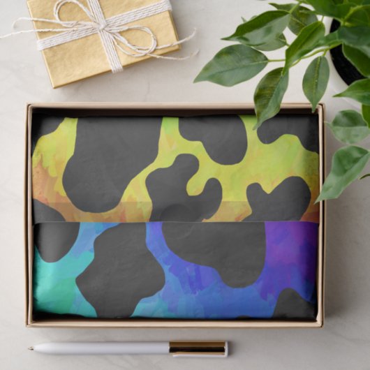 Koe Black en Rainbow Stuff Tissuepapier (Geschenk)