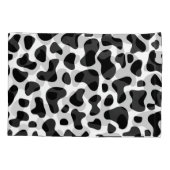 Koe Black White Kussensloop Monogram (Achterkant-Links)