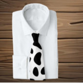 Koe Black White patchs Stropdas