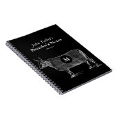 Koe Blanket Monogram Fokkers B Notitieboek (Rechterzijde)