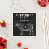  Koe Blanket Retirement B P Napkin Monogram Servetten (Insitu)