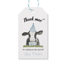 Koe blauw pet Koe Afdrukdag gunst