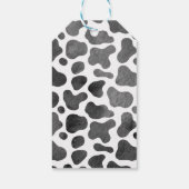 Koe blauw pet Koe Afdrukdag gunst Cadeaulabel (Achterkant)