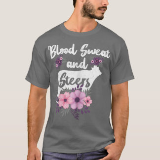 Koe Bloedzweet en stoeren boer Co. T-shirt