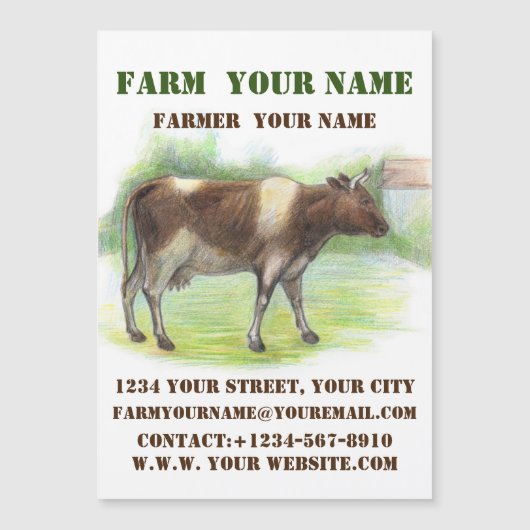 Koe boerderij (Voorkant)