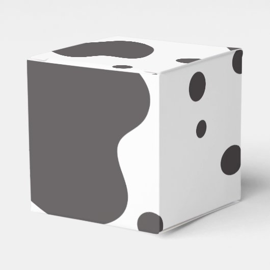 Koe Boerderij Baby shower Snoepjes doos Bedankdoosjes (Voorkant Zijde)