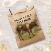 Koe boerderij bedankzakje (Geknipt)