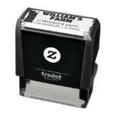 Koe Boerderij Bedrijf Uniek Leuk Retouradres Zelfinktende Stempel (Product)