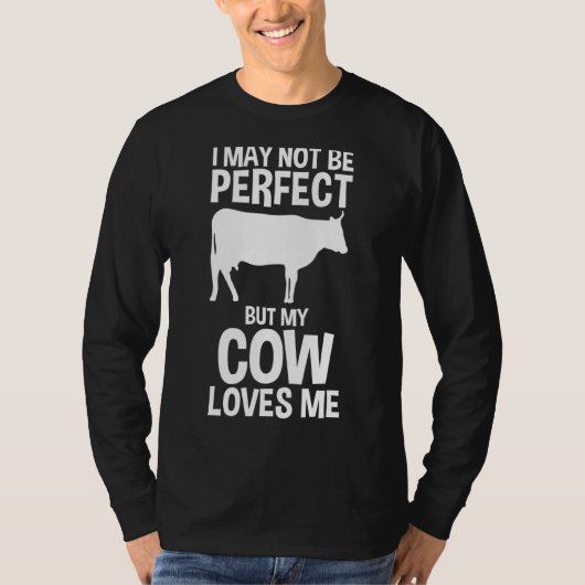 Koe boerderij boer t-shirt (Voorkant)