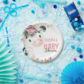 Koe Boerderij Dieren Barnyard Papieren Bordje (Feest)