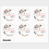 Koe Boerderij Dieren Barnyard Ronde Sticker (Vel)