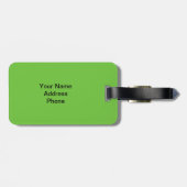 Koe Boerderij Dierfoto Persoonlijke naam Bagagelabel (Achterkant horizontaal)