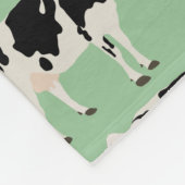Koe Boerderij Dierlijke patronen Fleece Deken (Hoek)