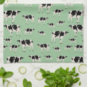 Koe Boerderij Dierlijke patronen Theedoek (Gevouwen)