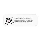 Koe boerderij etiket (Voorkant)