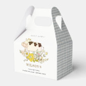 Koe Boerderij Floral Kind elke zondag Bedankdoosjes (Achterkant)