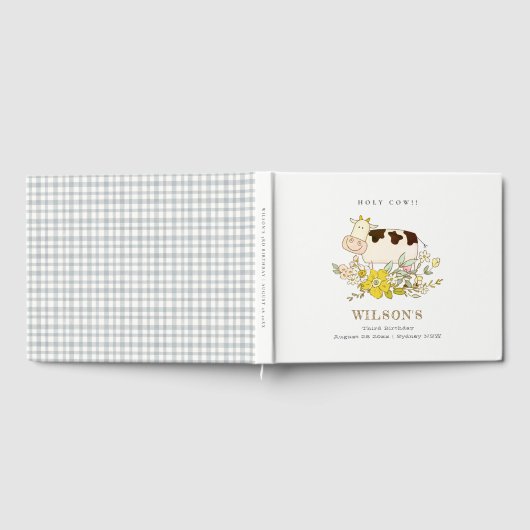 Koe Boerderij Floral Kind elke zondag Gastenboek (Volledig)